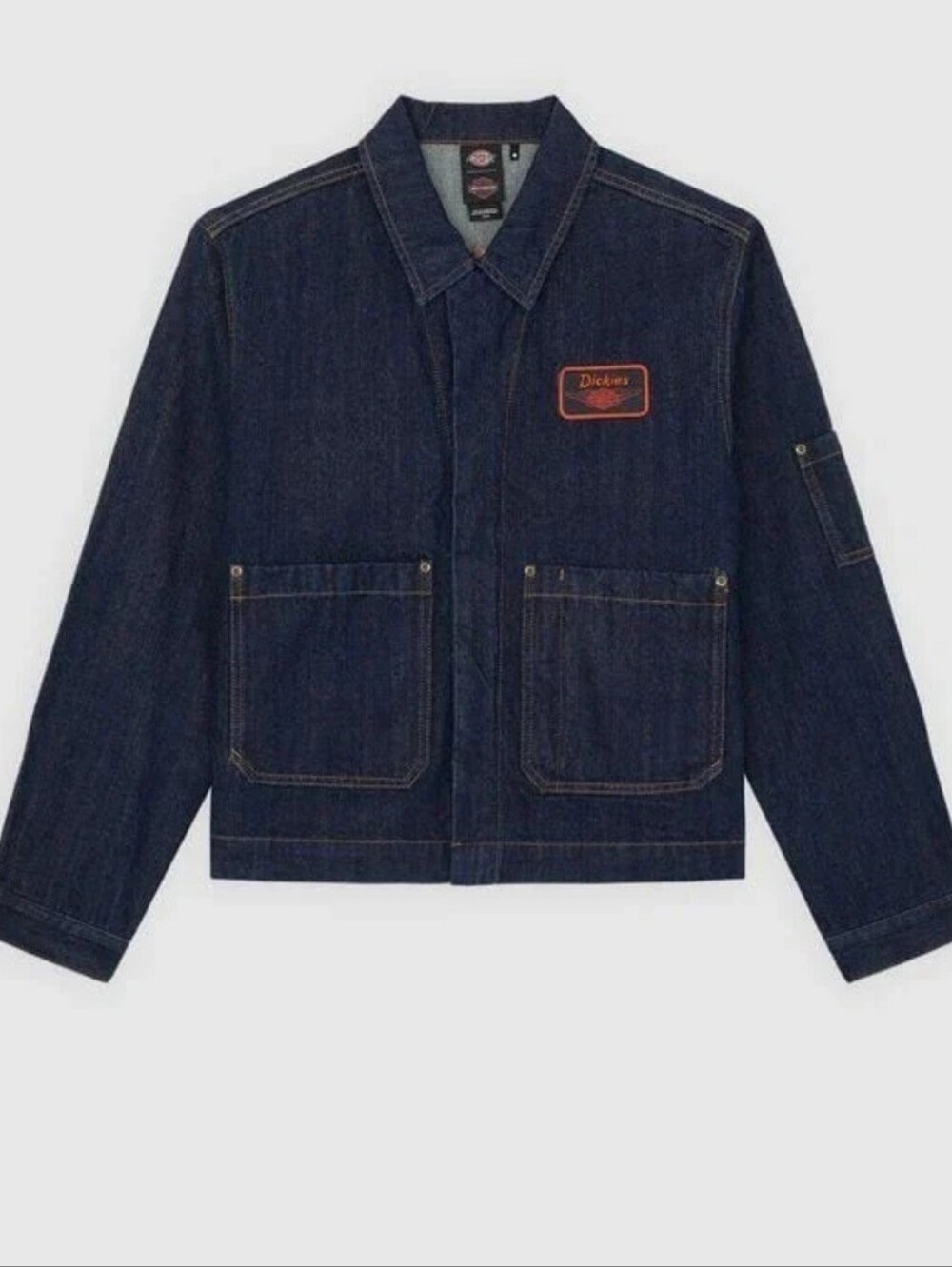 NEW!!! Harley-Davidson x Dickies Navy Denim Workwear Jacket, Large, Retail $220 - Picture 8 of 16